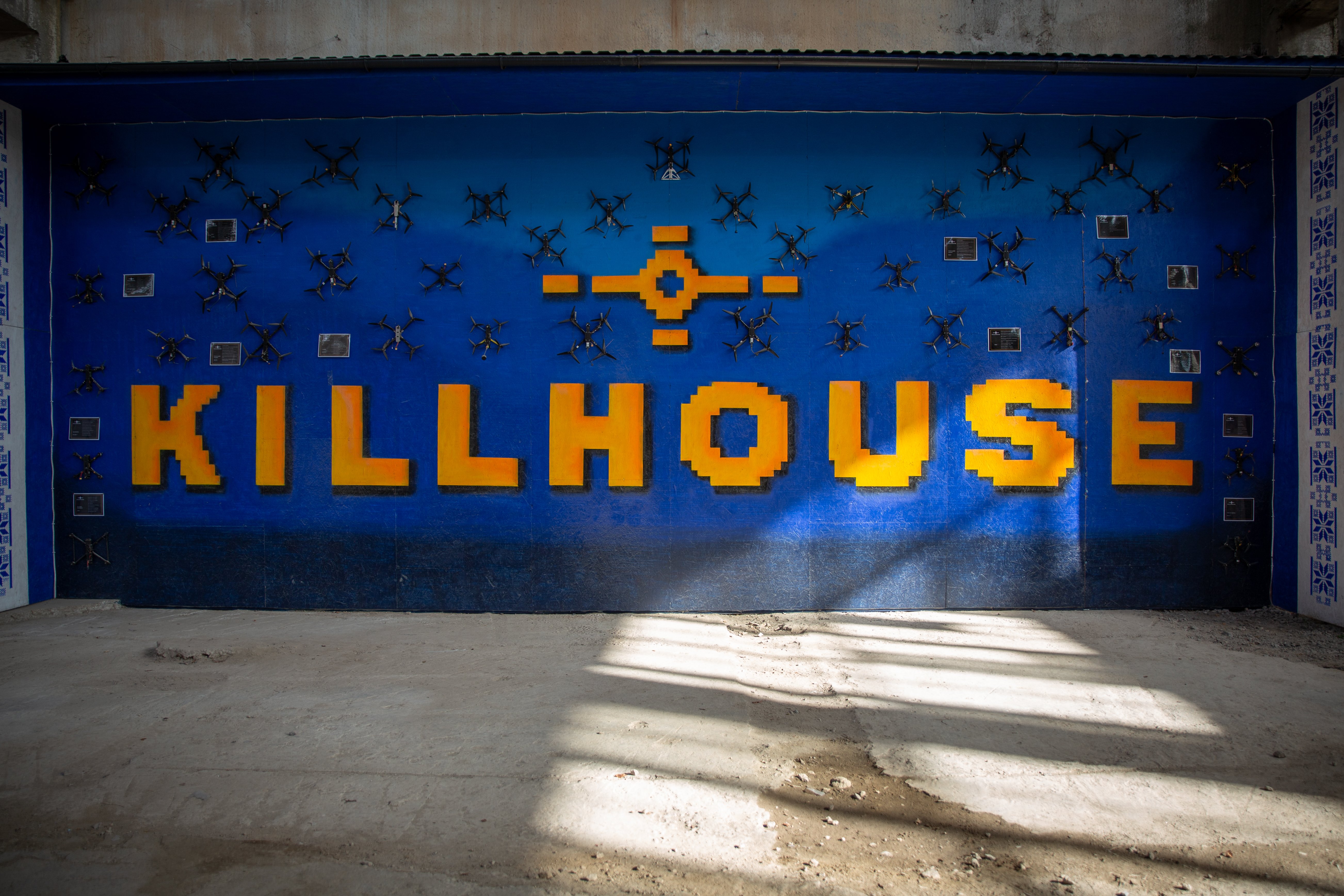 Military-related scene during the trek.